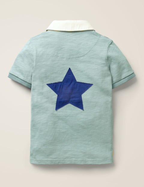 Heritage Polo Shirt - Dolphin Blue Star Heritage Polo Shirt - Dolphin Blue Star