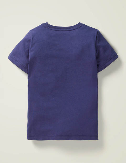 Im Dunkeln Leuchtendes Röntgen-T-Shirt - Indigoblau, Qualle Im Dunkeln Leuchtendes Röntgen-T-Shirt - Indigoblau, Qualle
