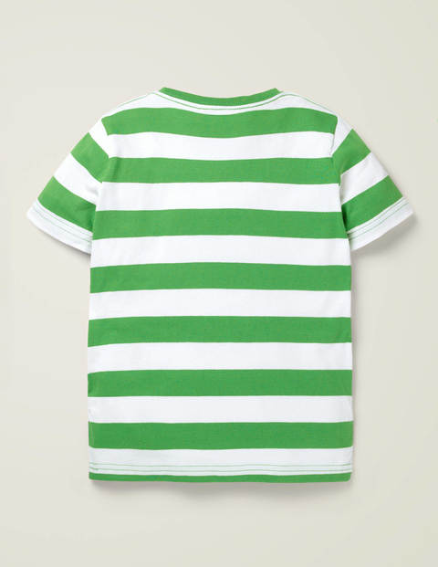 T-Shirt mit freundlichen Tierapplikationen - Grünfinkgrün/Weiß, Tiere T-Shirt mit freundlichen Tierapplikationen - Grünfinkgrün/Weiß, Tiere