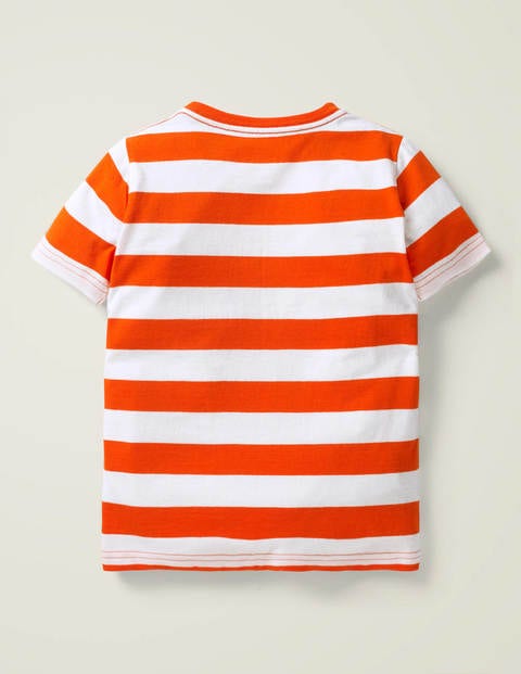 T-shirt à appliqué amical - Orange mandarine/paresseux blancs T-shirt à appliqué amical - Orange mandarine/paresseux blancs