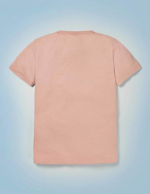 T-shirt à appliqué Hedwige - Rose Provence poudré T-shirt à appliqué Hedwige - Rose Provence poudré