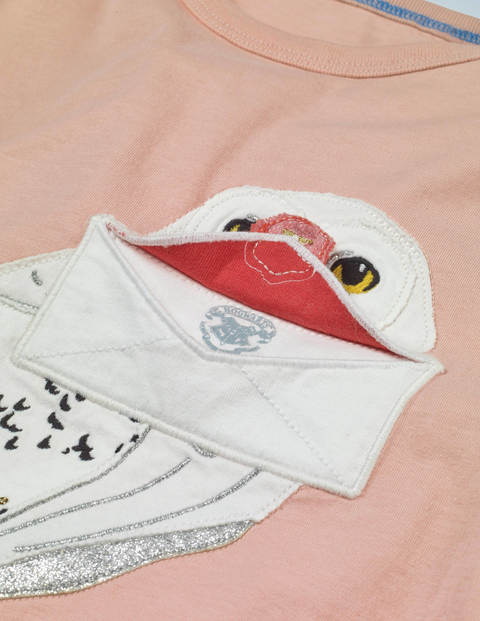 T-shirt à appliqué Hedwige - Rose Provence poudré T-shirt à appliqué Hedwige - Rose Provence poudré