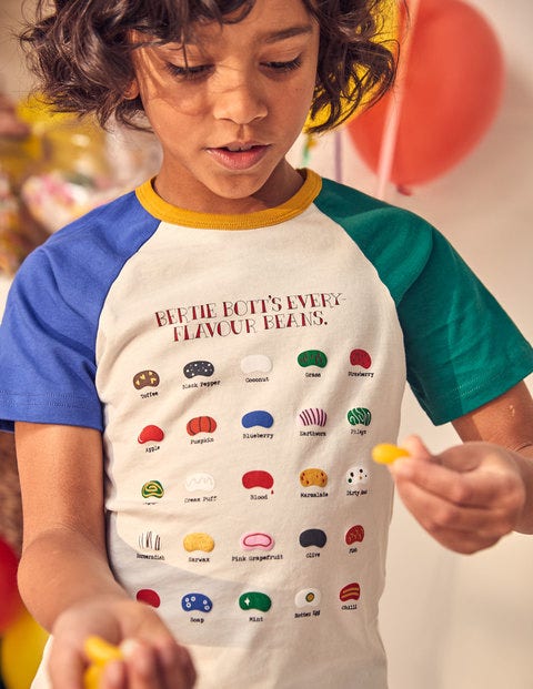 Bertie Bott's T-Shirt - Ivory Hotchpotch Bertie Bott's T-Shirt - Ivory Hotchpotch
