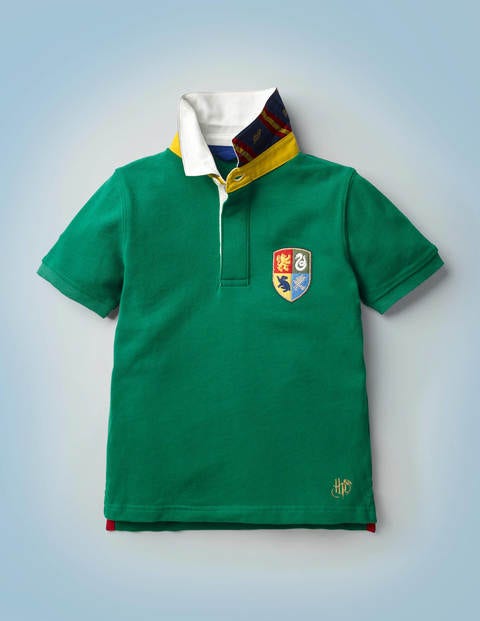 Hogwarts Heritage Rugby Shirt - Mountain Meadow Green Hogwarts Heritage Rugby Shirt - Mountain Meadow Green