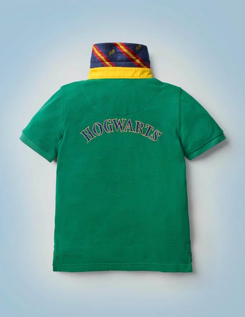 Hogwarts Heritage Rugby Shirt - Mountain Meadow Green Hogwarts Heritage Rugby Shirt - Mountain Meadow Green