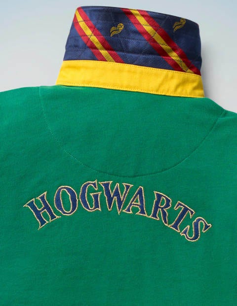 Hogwarts Heritage Rugby Shirt - Mountain Meadow Green Hogwarts Heritage Rugby Shirt - Mountain Meadow Green