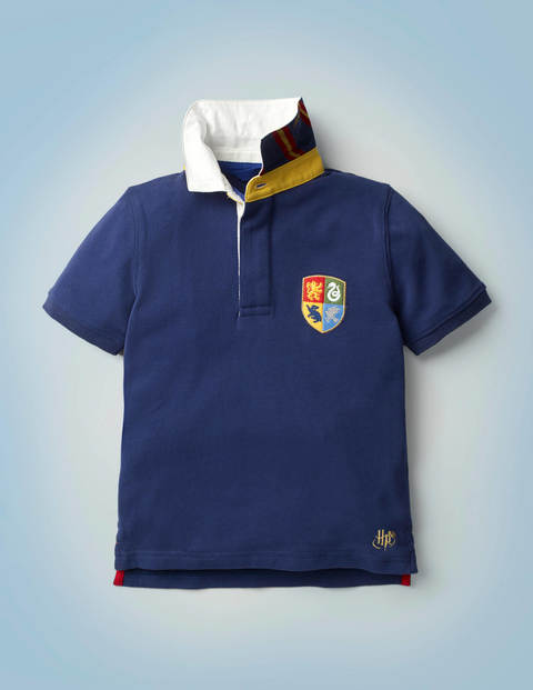 Hogwarts Heritage Rugby Shirt - College Blue Hogwarts Heritage Rugby Shirt - College Blue