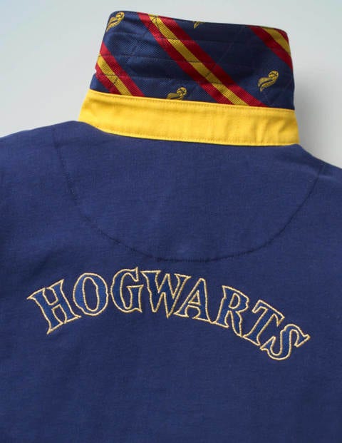 Hogwarts Heritage Rugby Shirt - College Blue Hogwarts Heritage Rugby Shirt - College Blue