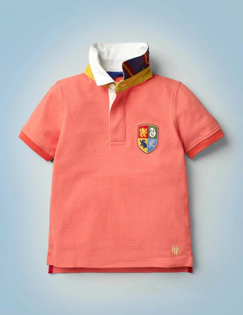 Hogwarts Heritage Rugby Shirt - Rockabilly Red Hogwarts Heritage Rugby Shirt - Rockabilly Red