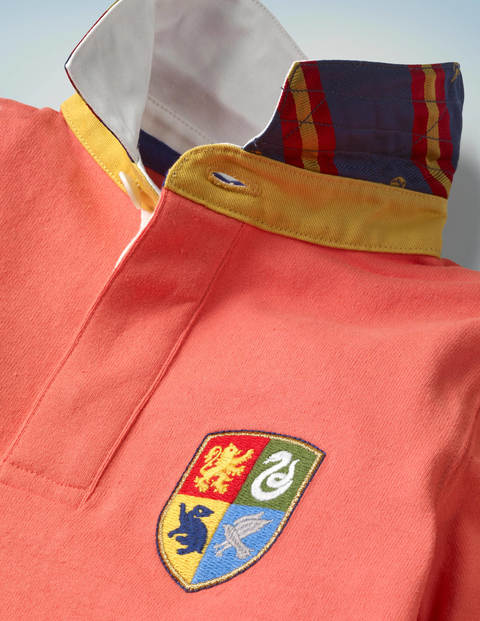 Hogwarts Heritage Rugby Shirt - Rockabilly Red Hogwarts Heritage Rugby Shirt - Rockabilly Red