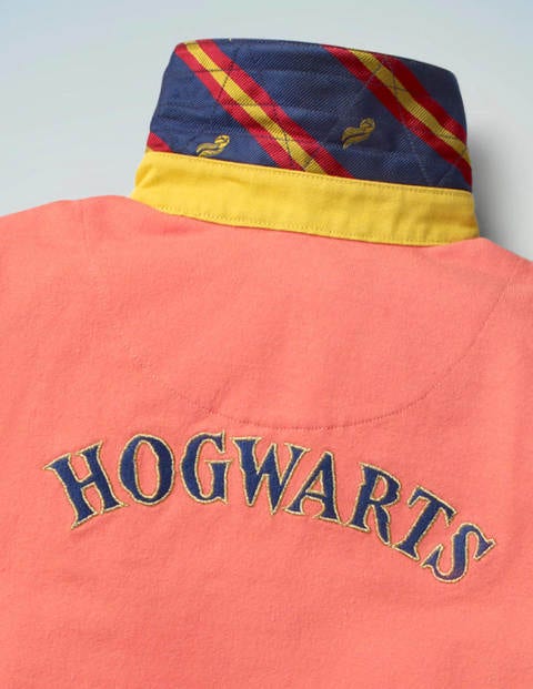 Hogwarts Heritage Rugby Shirt - Rockabilly Red Hogwarts Heritage Rugby Shirt - Rockabilly Red