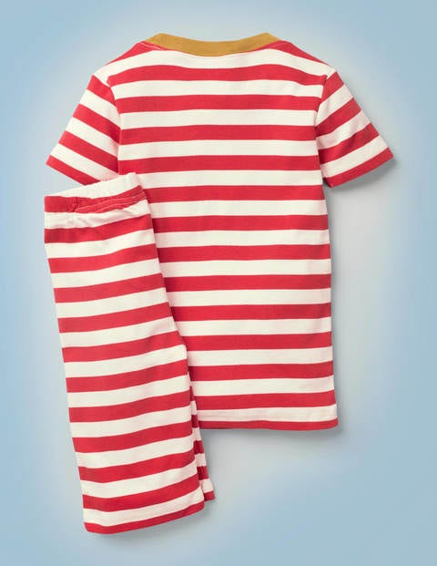 Harry Potter Short Pyjamas - Robin Red/Ivory Stripe Harry Potter Short Pyjamas - Robin Red/Ivory Stripe