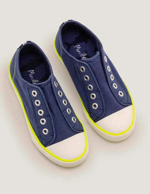 boden laceless canvas shoes