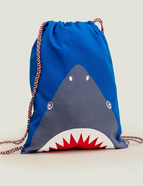 Novelty Drawstring Bag - Bold Blue Novelty Drawstring Bag - Bold Blue