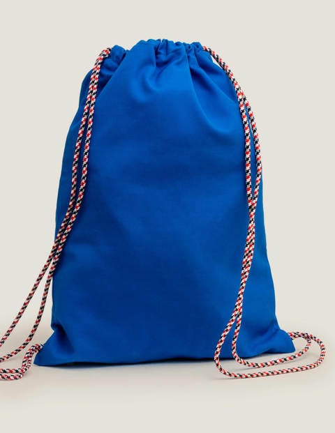 Novelty Drawstring Bag - Bold Blue Novelty Drawstring Bag - Bold Blue