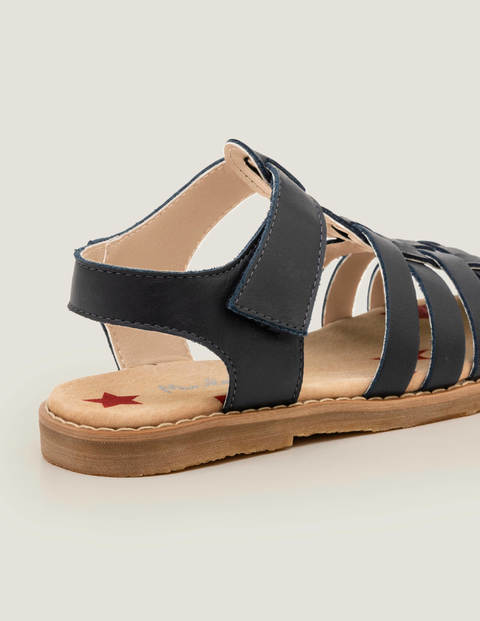Leather Sandals - College Navy Leather Sandals - College Navy