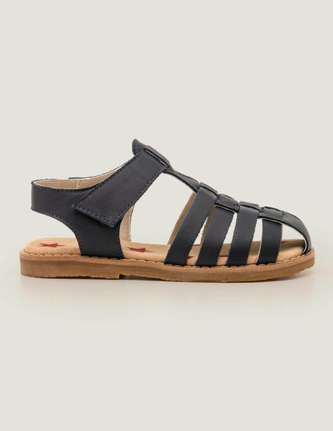 Leather Sandals - College Navy Leather Sandals - College Navy