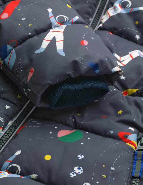 Shower-Resistant Padded Jacket - Dark Grey Space Shower-Resistant Padded Jacket - Dark Grey Space