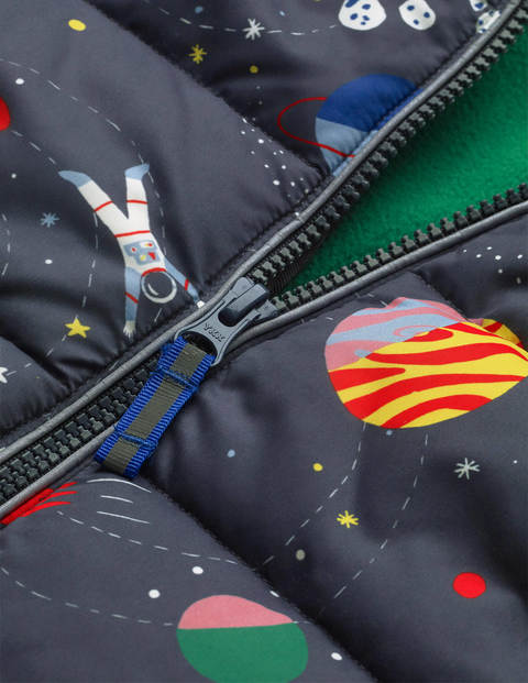 Shower-Resistant Padded Jacket - Dark Grey Space Shower-Resistant Padded Jacket - Dark Grey Space