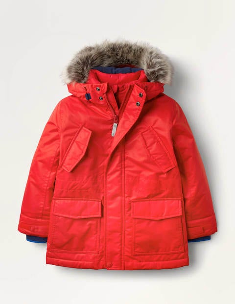 Parka imperméable cosy - Rockabilly Red Parka imperméable cosy - Rockabilly Red