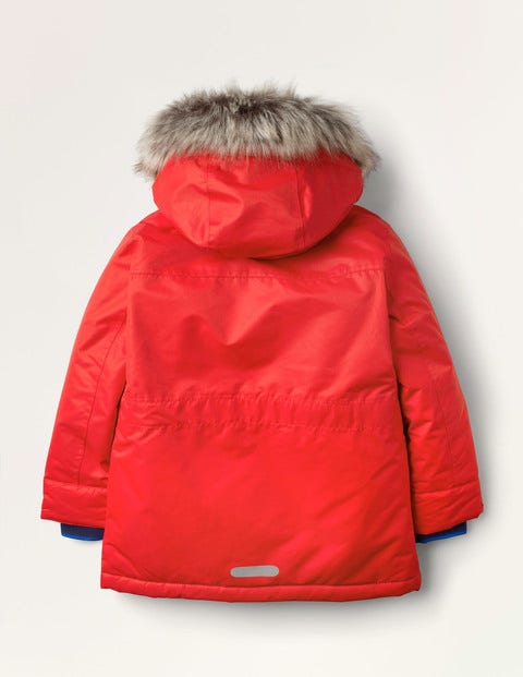 Parka imperméable cosy - Rockabilly Red Parka imperméable cosy - Rockabilly Red