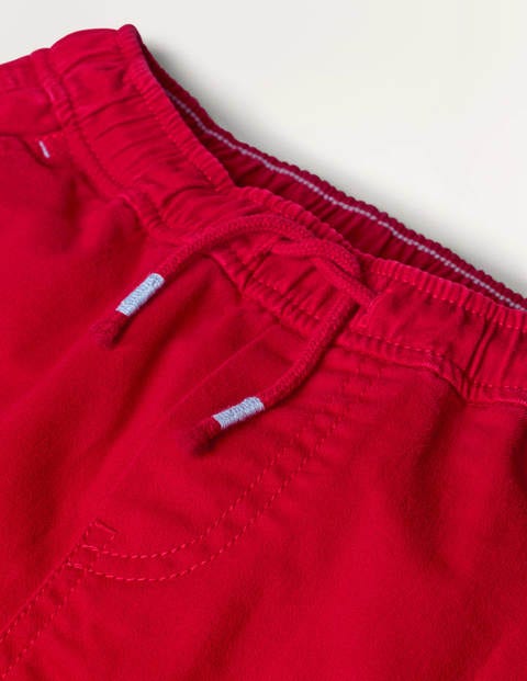 Relaxed Slim Pull-on Trousers - Royal Red Relaxed Slim Pull-on Trousers - Royal Red