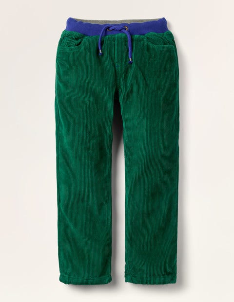 Cosy Lined Cord Pants - Forest Green Cord Cosy Lined Cord Pants - Forest Green Cord