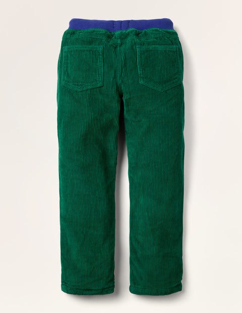 Cosy Lined Cord Pants - Forest Green Cord Cosy Lined Cord Pants - Forest Green Cord