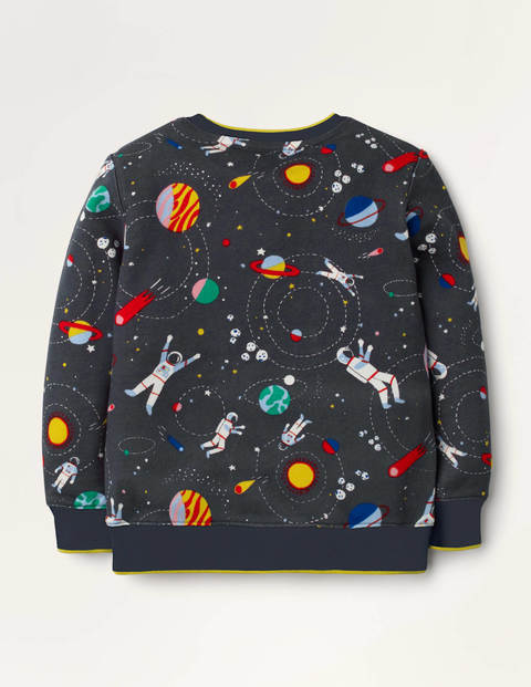 Space Sweatshirt - Charcoal Grey Space Adventure Space Sweatshirt - Charcoal Grey Space Adventure