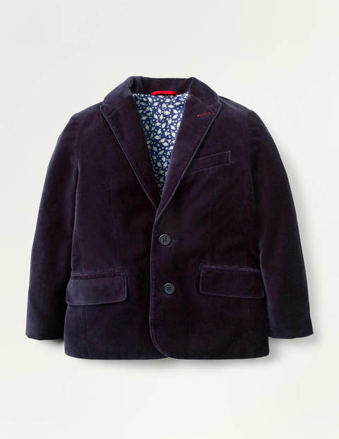 Velvet Party Blazer - College Navy Velvet Party Blazer - College Navy