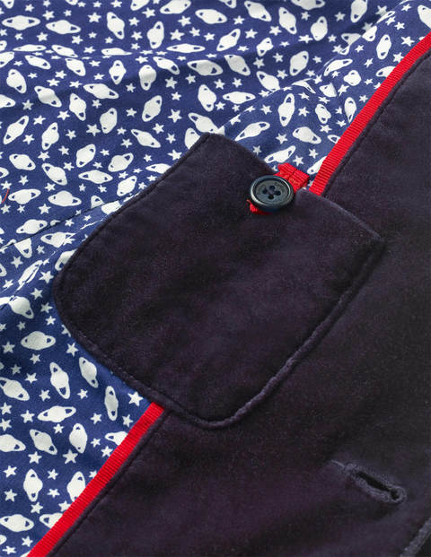 Velvet Party Blazer - College Navy Velvet Party Blazer - College Navy