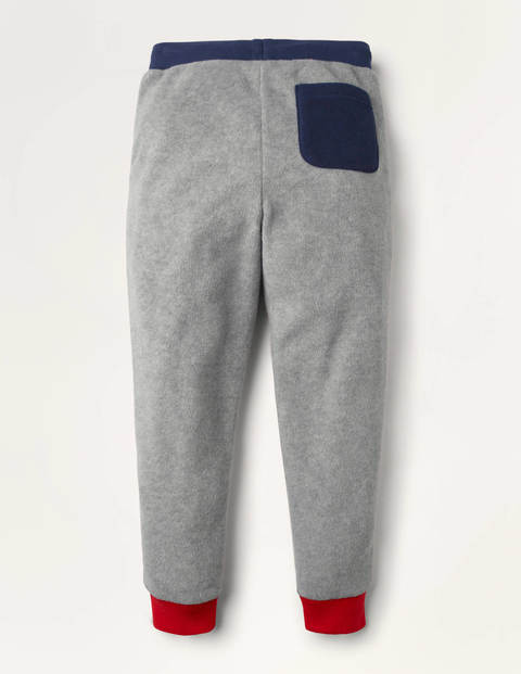 Mikrofleece-Jogginghose - Hellgrau Meliert Mikrofleece-Jogginghose - Hellgrau Meliert