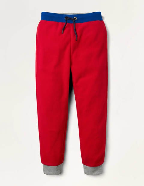 Mikrofleece-Jogginghose - Rockabilly-Rot Mikrofleece-Jogginghose - Rockabilly-Rot