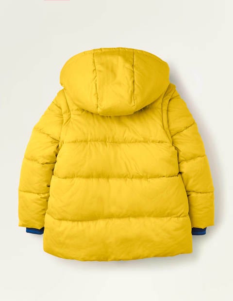 Cosy 2-in-1 Padded Jacket - Honeycomb Yellow Cosy 2-in-1 Padded Jacket - Honeycomb Yellow