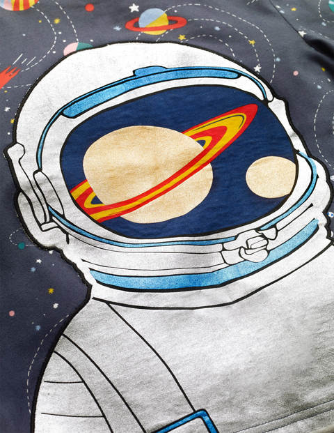 Shiny Astronaut T-shirt - Charcoal Space Astronaut Shiny Astronaut T-shirt - Charcoal Space Astronaut