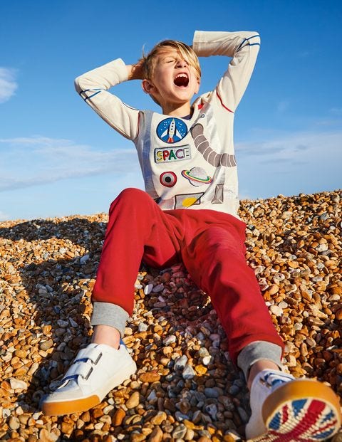 Appliqué Astronaut T-shirt - Ivory Astronaut Appliqué Astronaut T-shirt - Ivory Astronaut