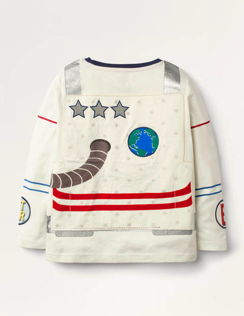 Appliqué Astronaut T-shirt - Ivory Astronaut Appliqué Astronaut T-shirt - Ivory Astronaut