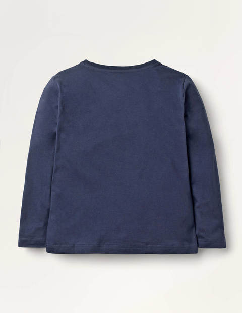 Gruseloberteil mit Aufklappmotiv - Schuluniform-Navy, Haus Gruseloberteil mit Aufklappmotiv - Schuluniform-Navy, Haus