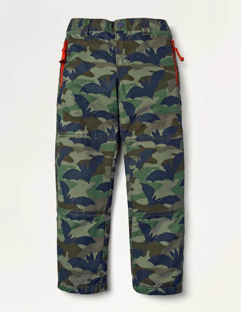 Cosy Lined Skate Pants - Khaki Green Batouflage Cosy Lined Skate Pants - Khaki Green Batouflage
