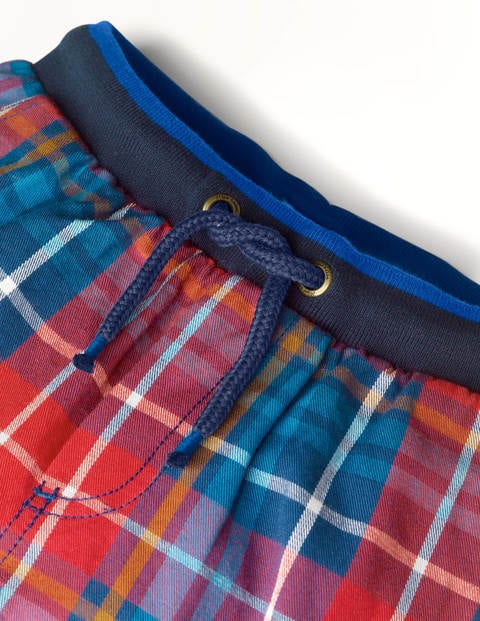 Brushed Cotton Cargo Pants - College Navy/Red Brushed Cotton Cargo Pants - College Navy/Red