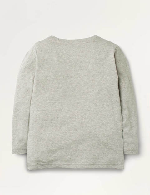 Adventure Appliqué T-shirt - Grey Marl Steam Train Adventure Appliqué T-shirt - Grey Marl Steam Train