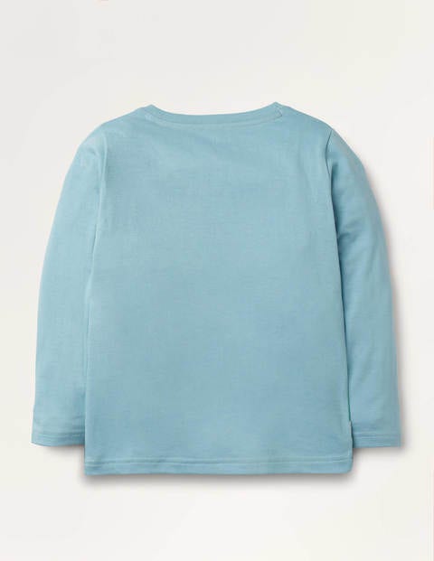 Adventure Appliqué T-shirt - Frost Blue Badger Adventure Appliqué T-shirt - Frost Blue Badger