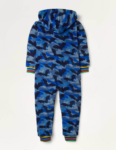 Cosy Fleece All-In-One - Blues Batouflage Cosy Fleece All-In-One - Blues Batouflage