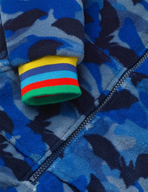 Cosy Fleece All-In-One - Blues Batouflage Cosy Fleece All-In-One - Blues Batouflage