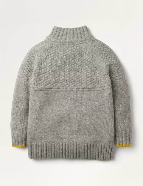 Half Zip Sweater - Grey Marl Half Zip Sweater - Grey Marl