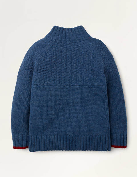 Half Zip Sweater - Navy Blue Marl Half Zip Sweater - Navy Blue Marl
