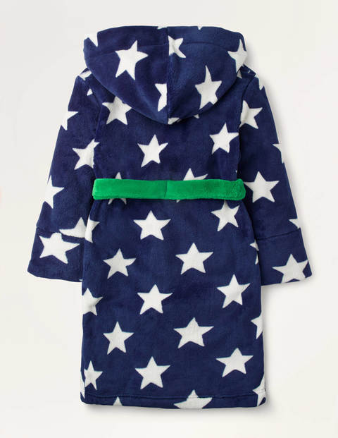 Cosy Dressing Gown - College Navy Star Cosy Dressing Gown - College Navy Star