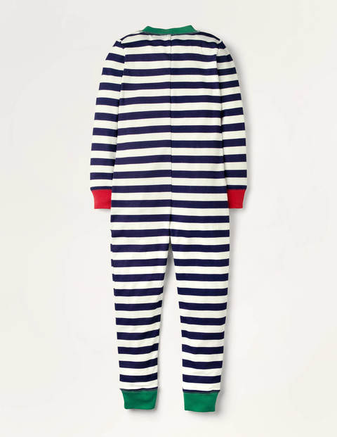 Cosy Sleep All-in-one Pajamas - College Navy/Ivory Cosy Sleep All-in-one Pajamas - College Navy/Ivory