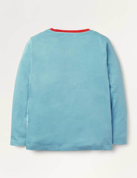 Polar Animal Appliqué T-shirt - Frost Blue Penguin Polar Animal Appliqué T-shirt - Frost Blue Penguin