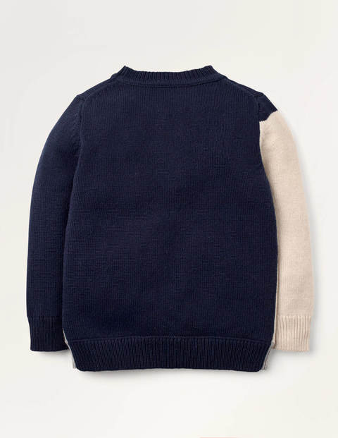 Christmas Animal Jumper - College Navy Polar Bear Christmas Animal Jumper - College Navy Polar Bear